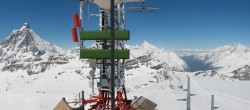 Archived image Webcam Plateau Rosa Zermatt / Breuil Cervinia 13:00