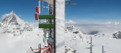 Archived image Webcam Plateau Rosa Zermatt / Breuil Cervinia 11:00