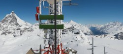 Archiv Foto Webcam Zermatt / Breuil Cervinia: Plateau Rosa 11:00