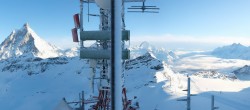 Archived image Webcam Plateau Rosa Zermatt / Breuil Cervinia 06:00
