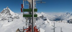 Archived image Webcam Plateau Rosa Zermatt / Breuil Cervinia 09:00