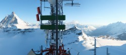 Archiv Foto Webcam Zermatt / Breuil Cervinia: Plateau Rosa 06:00