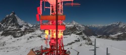 Archived image Webcam Plateau Rosa Zermatt / Breuil Cervinia 23:00