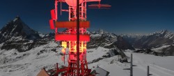 Archived image Webcam Plateau Rosa Zermatt / Breuil Cervinia 01:00