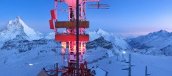 Archiv Foto Webcam Zermatt / Breuil Cervinia: Plateau Rosa 06:00