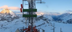 Archived image Webcam Plateau Rosa Zermatt / Breuil Cervinia 07:00