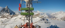 Archived image Webcam Plateau Rosa Zermatt / Breuil Cervinia 13:00