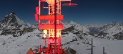 Archiv Foto Webcam Zermatt / Breuil Cervinia: Plateau Rosa 03:00