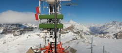 Archiv Foto Webcam Zermatt / Breuil Cervinia: Plateau Rosa 11:00