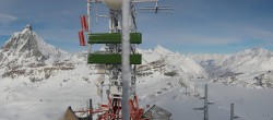 Archiv Foto Webcam Zermatt / Breuil Cervinia: Plateau Rosa 11:00