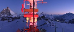 Archived image Webcam Plateau Rosa Zermatt / Breuil Cervinia 01:00