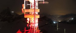 Archiv Foto Webcam Zermatt / Breuil Cervinia: Plateau Rosa 19:00