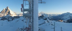 Archived image Webcam Plateau Rosa Zermatt / Breuil Cervinia 06:00