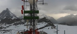 Archiv Foto Webcam Zermatt / Breuil Cervinia: Plateau Rosa 06:00