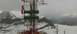 Archiv Foto Webcam Zermatt / Breuil Cervinia: Plateau Rosa 07:00