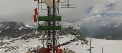 Archiv Foto Webcam Zermatt / Breuil Cervinia: Plateau Rosa 11:00