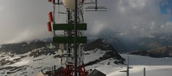 Archiv Foto Webcam Zermatt / Breuil Cervinia: Plateau Rosa 17:00