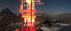 Archived image Webcam Plateau Rosa Zermatt / Breuil Cervinia 23:00