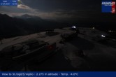 Archiv Foto Webcam Blick vom Gipfel des Kronplatz nach St. Vigil 01:00