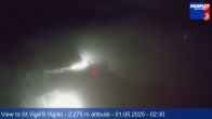 Archiv Foto Webcam Blick vom Gipfel des Kronplatz nach St. Vigil 01:00