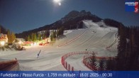 Archiv Foto Webcam Kronplatz: Talstation Furkelpass 23:00