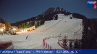 Archiv Foto Webcam Kronplatz: Talstation Furkelpass 01:00