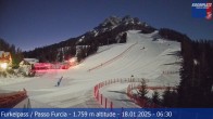 Archiv Foto Webcam Kronplatz: Talstation Furkelpass 05:00