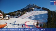 Archived image Webcam Base station Passo Furcia 13:00