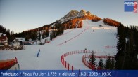 Archived image Webcam Base station Passo Furcia 15:00