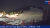 Archived image Webcam Base station Passo Furcia 23:00