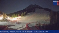 Archived image Webcam Base station Passo Furcia 01:00