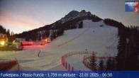 Archived image Webcam Base station Passo Furcia 06:00