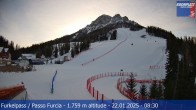 Archived image Webcam Base station Passo Furcia 07:00