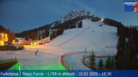 Archived image Webcam Base station Passo Furcia 17:00