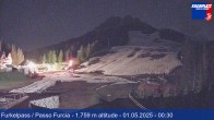 Archived image Webcam Base station Passo Furcia 18:00