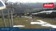 Archiv Foto Webcam Jochbahn Bergstation Brixen im Thale 18:00