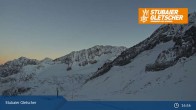 Archiv Foto Webcam Stubaier Gletscher: Bergstation Eisgrat 02:00