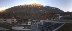 Archived image Webcam Hotel Edelweiss & Gurgl - view over Obergurgl 05:00
