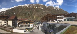 Archived image Webcam Hotel Edelweiss & Gurgl - view over Obergurgl 09:00