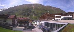 Archiv Foto Webcam Panoramablick Obergurgl: Hotel Edelweiss & Gurgl 13:00