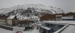 Archived image Webcam Hotel Edelweiss & Gurgl - view over Obergurgl 11:00