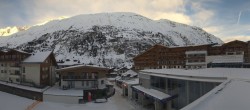 Archived image Webcam Hotel Edelweiss & Gurgl - view over Obergurgl 07:00