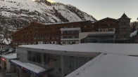 Archiv Foto Webcam Obergurgl: Blick aufs Hotel Edelweiss & Gurgl 07:00