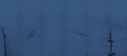 Archiv Foto Webcam Saas Fee: Restaurant Mittelallalin und Gletscherskigebiet 12:00