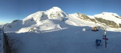 Archiv Foto Webcam Saas Fee: Restaurant Mittelallalin und Gletscherskigebiet 06:00