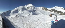 Archiv Foto Webcam Saas Fee: Restaurant Mittelallalin und Gletscherskigebiet 07:00