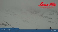 Archived image Webcam Saas-Fee ski resort : Längfluh top station 08:00