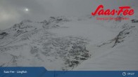 Archiv Foto Webcam Saas-Fee: Bergstation Längfluhbahn 08:00