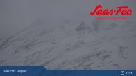 Archived image Webcam Saas-Fee ski resort : Längfluh top station 00:00