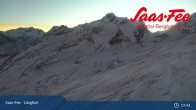 Archived image Webcam Saas-Fee ski resort : Längfluh top station 07:00